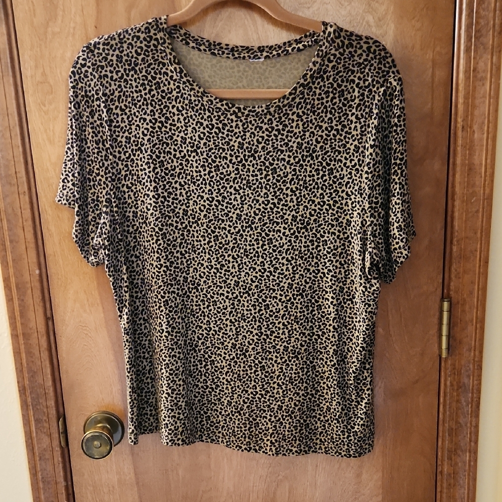 Leopard Print Women's Top